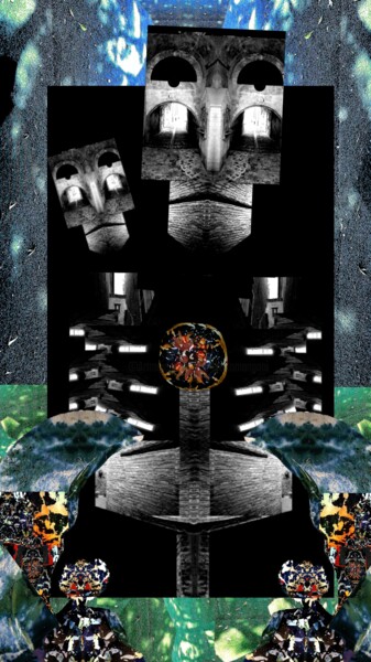 Arts numériques intitulée "Ora estrai la Spada" par Mangani', Œuvre d'art originale, Photo montage