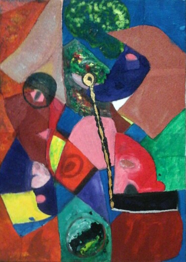 Pintura titulada "Polo" por Mangani', Obra de arte original, Acrílico Montado en Otro panel rígido