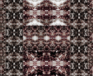 Textile Art titled "Tappeto Alieno" by Mangani', Original Artwork, Digital Painting
