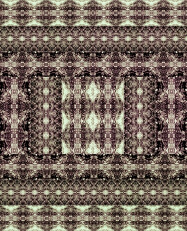 Textile Art titled "Tappeto 7" by Mangani', Original Artwork, Digital Painting