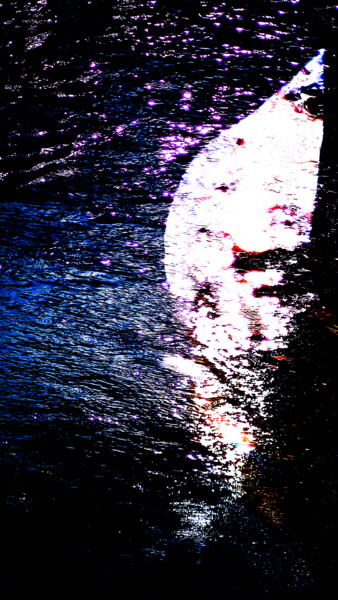Digital Arts titled "Lei è il mio fiume" by Mangani', Original Artwork, Digital Painting