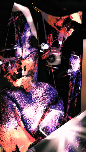 Arte digitale intitolato "La stanza degli ant…" da Mangani', Opera d'arte originale, Pittura digitale