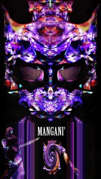 Arte digitale intitolato "Galassia MANGANI' -…" da Mangani', Opera d'arte originale, Pittura digitale