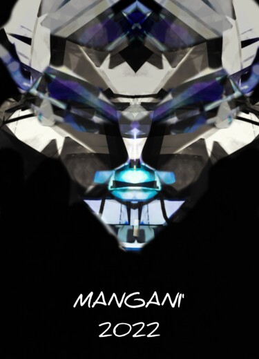 Arte digitale intitolato "MANGANI' 2022" da Mangani', Opera d'arte originale, Pittura digitale