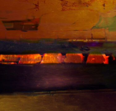 Arte digitale intitolato "Passeggiata sul molo" da Mangani', Opera d'arte originale, Pittura digitale