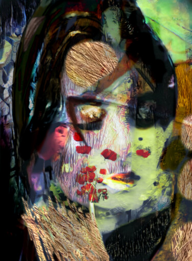 Arts numériques intitulée "La guerra del grano" par Mangani', Œuvre d'art originale, Peinture numérique