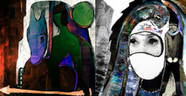 Arts numériques intitulée "Amandola & Sarnano" par Mangani', Œuvre d'art originale, Peinture numérique