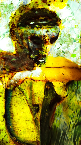 Digital Arts titled "La cascata del Pell…" by Mangani', Original Artwork, Digital Painting