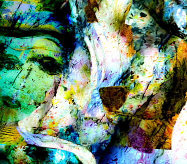 Digital Arts titled "Il dono dell'acqua" by Mangani', Original Artwork, Digital Painting