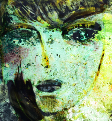 Arte digital titulada "Amandola, chiamo ch…" por Mangani', Obra de arte original, Pintura Digital