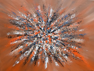 Schilderij getiteld "Bing-Bang" door Pascal Mangeot, Origineel Kunstwerk, Acryl