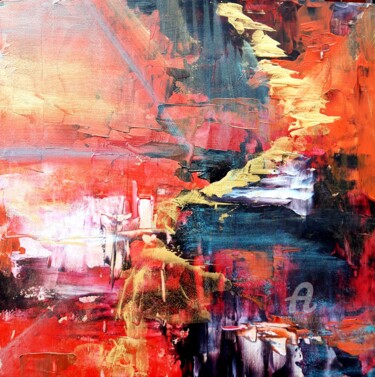 Pintura titulada "Abstraction #9 - In…" por Mango Park, Obra de arte original, Acrílico