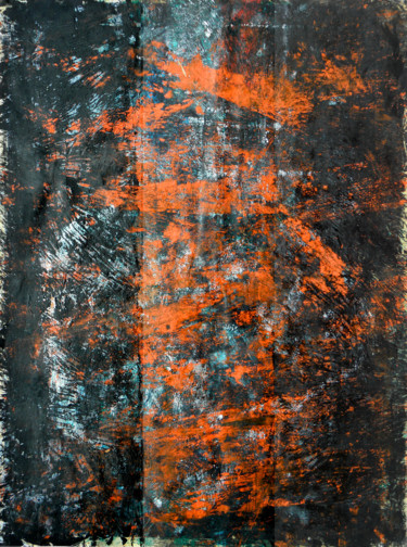 Pittura intitolato "staccato-seria-II-3…" da Maria Janiga, Opera d'arte originale