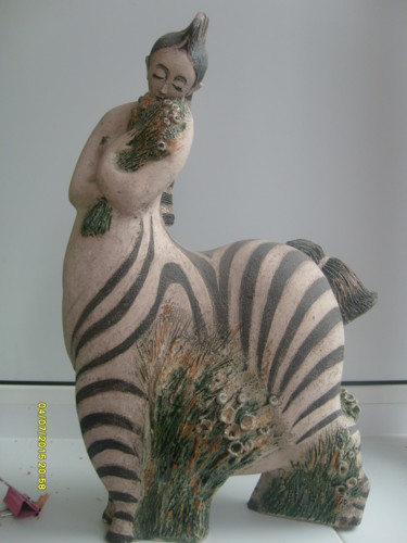 Escultura titulada ""Благоухание саванн…" por Manils Yrik333 3, Obra de arte original, Cerámica
