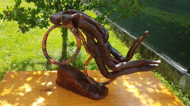 Sculpture titled "les roues" by Tiny Morel, Original Artwork