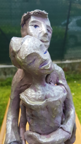 Скульптура под названием "romance" - Tiny Morel, Подлинное произведение искусства