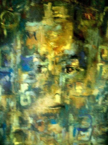 Painting titled "self" by M Wichman, Original Artwork, Oil