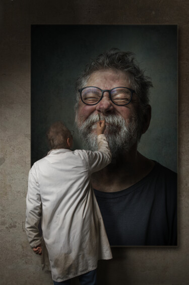 Фотография под названием "Autoportrait" - Jean-François Mansencal, Подлинное произведение искусства, Цифровая фотография