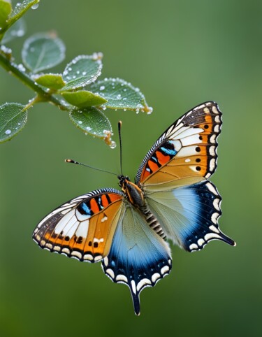 Fotografia intitulada "Butterfly Bliss on…" por Mankdhani, Obras de arte originais, Fotografia digital