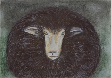 Drawing titled "Mad Sheep" by Mandy Leung, Original Artwork, Other