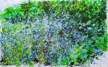 Pittura intitolato "Primavera 3" da Annadora Mingiano, Opera d'arte originale, Olio