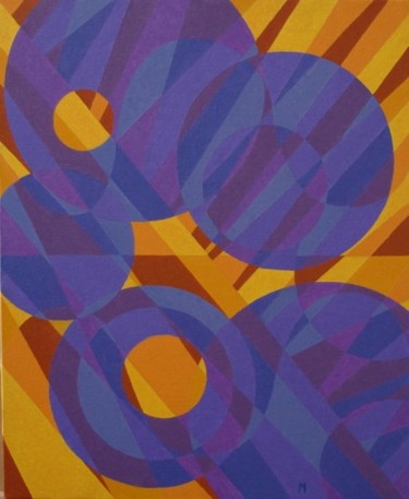 Pintura titulada "Plums and Oranges" por Mannaz, Obra de arte original, Oleo