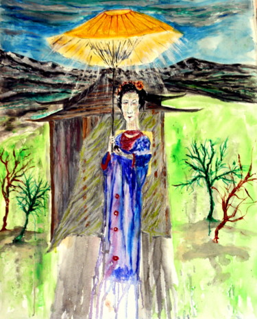 Painting titled "FEMMES DU MONDE1" by Gillsman, Original Artwork