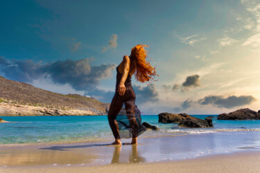 Fotografia intitolato "A day at the beach" da Manolis Tsantakis, Opera d'arte originale, Fotografia digitale