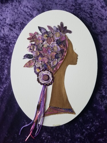 Art textile intitulée "APHRODITE" par Manon, Œuvre d'art originale, Tissu