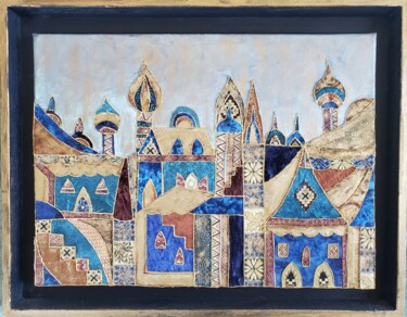 "ISTAMBUL" başlıklı Tekstil Sanatı Manon tarafından, Orijinal sanat, Kumaş