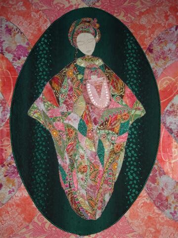 Arte textil titulada "CHRYSALIDE" por Manon, Obra de arte original, Tela