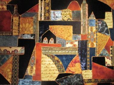 "D'ambre et de lumiè…" başlıklı Tekstil Sanatı Manon tarafından, Orijinal sanat, Kumaş