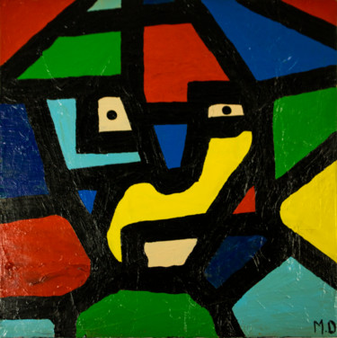 Peinture intitulée "Polygone" par Manon Dion, Œuvre d'art originale, Acrylique