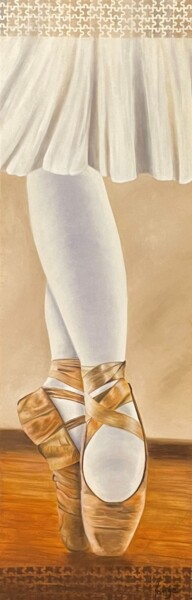 Pintura titulada "Ballerina" por Manon Langevin (Lange), Obra de arte original, Oleo