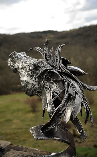 Sculpture titled "Souffle" by Alex & Manon, Original Artwork, Metals