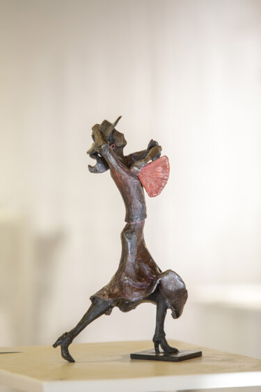 Sculptuur getiteld "Olé !" door Manoyan, Origineel Kunstwerk, Bronzen
