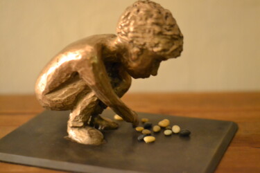 Sculpture titled "Les petits trésors" by Manoyan, Original Artwork, Bronze