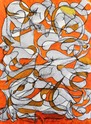 Pintura titulada "'UN LUNES EN LA PLA…" por Manuel Santiago, Obra de arte original, Oleo Montado en Bastidor de camilla de m…