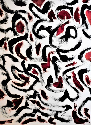 'INQUIETO' 2010 Painting titled "'INQUIETO' 2010" by Manuel Santiago, Original Art, Oil Mounted on Stretcher frame
