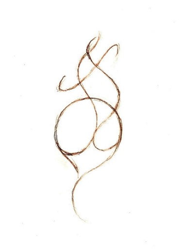 Drawing titled "'BELLY DANCER'  2007" by Manuel Santiago, Original Artwork, Pencil