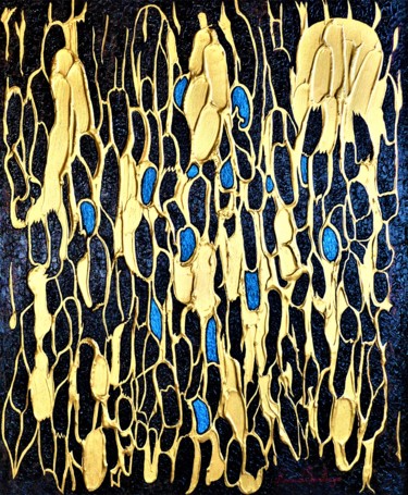 'DANZA ZULU' 2007 Painting titled "'DANZA ZULU' 2007" by Manuel Santiago, Original Art, Oil