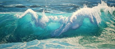 Peinture intitulée "shore superstar" par Mantas Naulickas, Œuvre d'art originale, Huile