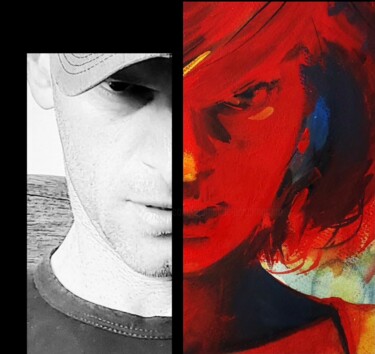 Fotografia intitolato "Double Face" da Manu Toxxic, Opera d'arte originale, Fotografia digitale