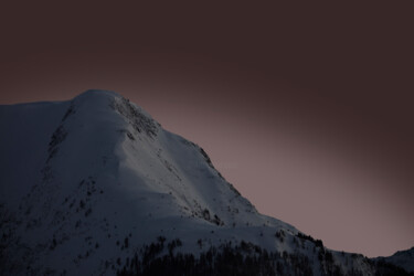 「Gipfel der Stille:…」というタイトルの写真撮影 Manuel Barthによって, オリジナルのアートワーク, 操作する アルミニウムにマウント
