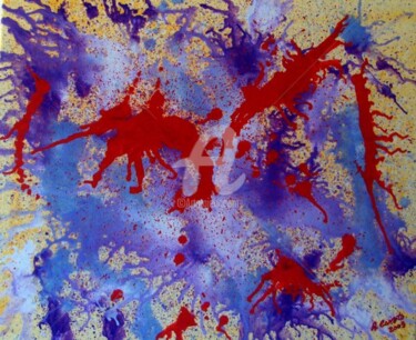 Pintura intitulada "magia-das-cores-iii…" por Assunção Carreto, Obras de arte originais, Óleo