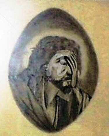 Desenho intitulada "cristo-rei.jpg" por Assunção Carreto, Obras de arte originais, Lápis
