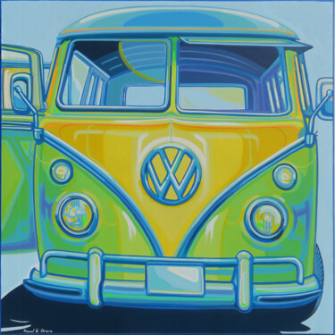 Peinture intitulée "VW" par Manuel Di Chiara, Œuvre d'art originale, Acrylique Monté sur Châssis en bois