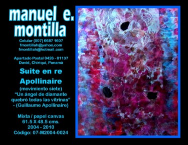 Malerei mit dem Titel "montilla-07-m2004-0…" von Manuel E. Montilla, Original-Kunstwerk, Öl