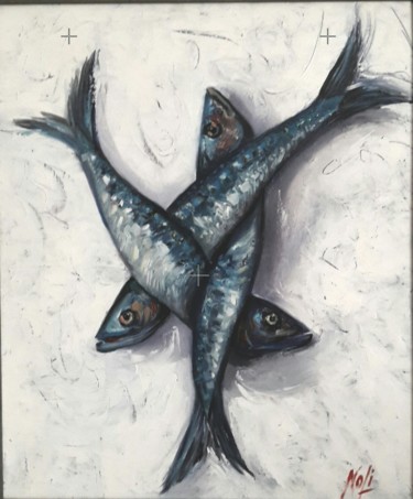 Malarstwo zatytułowany „Les sardines” autorstwa Noli, Oryginalna praca