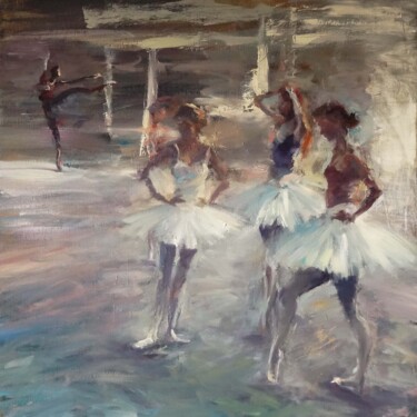 Pintura intitulada "Danseuses 2" por Manuel Leonardi, Obras de arte originais, Óleo